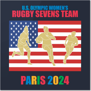 U.S. Olympic Women's Rugby Team Paris 2024 Posters and Art